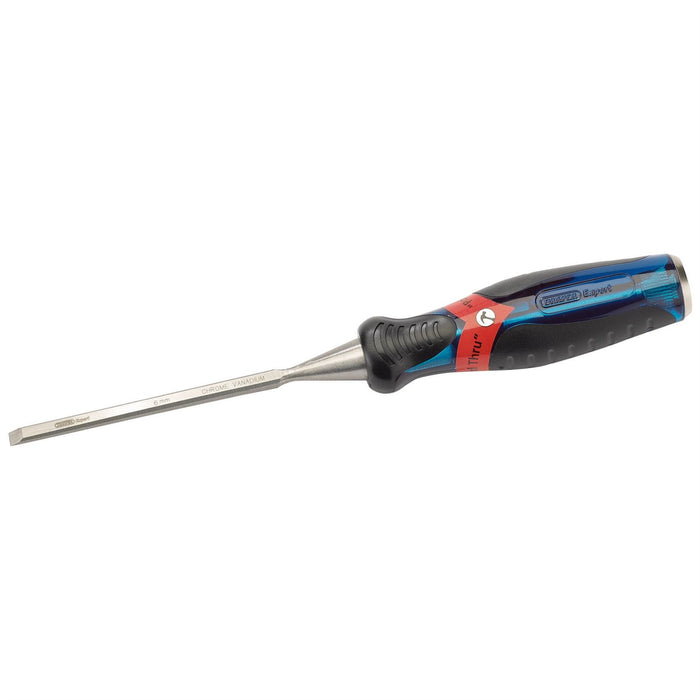 Draper Soft Grip Pound Thru Bevel Edge Wood Chisel, 6 x 140mm 24402 Draper  - Dynamic Drive