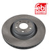 Genuine FEBI Front Brake Discs & Pads Set Vented for Ford Mustang Febi Bilstein  - Dynamic Drive