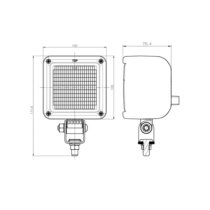 Ring RCV9586 Dual Voltage Multi-angle Halogen Work Light