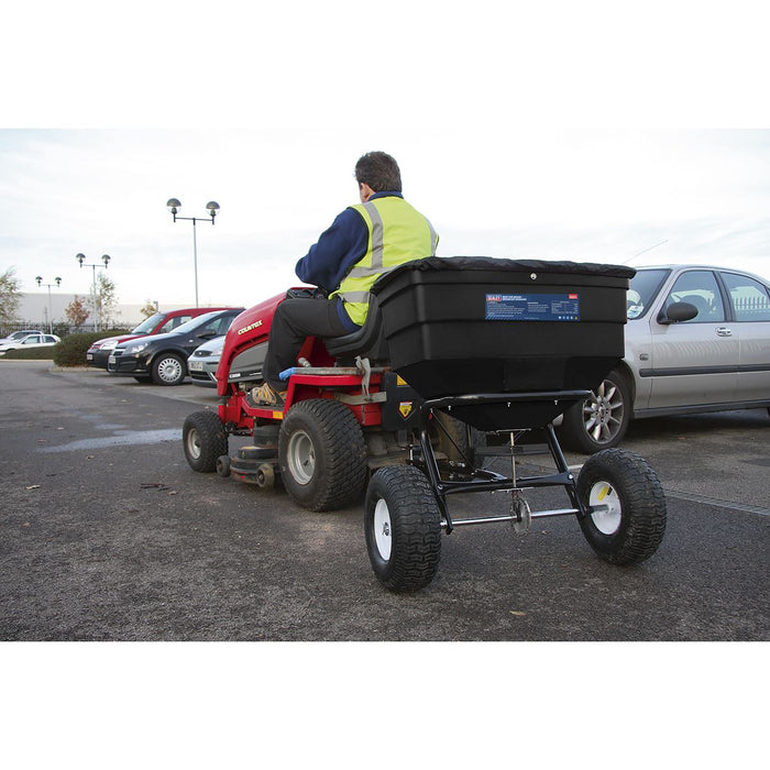 Broadcast Spreader 80Kg Tow Behind Sealey  - Dynamic Drive