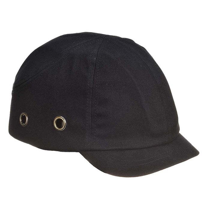 Portwest Short Peak Bump Cap - Black Portwest  - Dynamic Drive