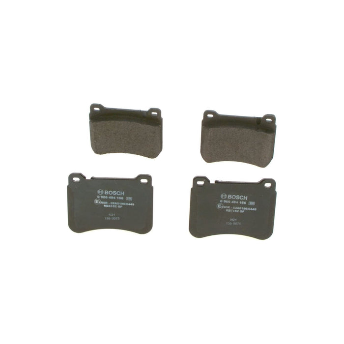 Bosch Brake Pad Set Bp1077 fits Mercedes-Benz C C180 Kompressor - 1.8 - 02-07 09