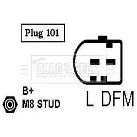 Genuine Borg & Beck Alternator fits VAG A3 A4 Altea  Octavia BBA2048