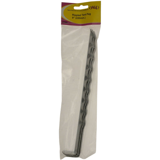 W4 Rippled angled tent peg 8in 37696 W4  - Dynamic Drive