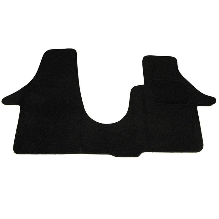 Fits VW Transporter T5 T6 2003 onwards Tailored Carpet Van Car Mat Black 1pc UKB4C  - Dynamic Drive