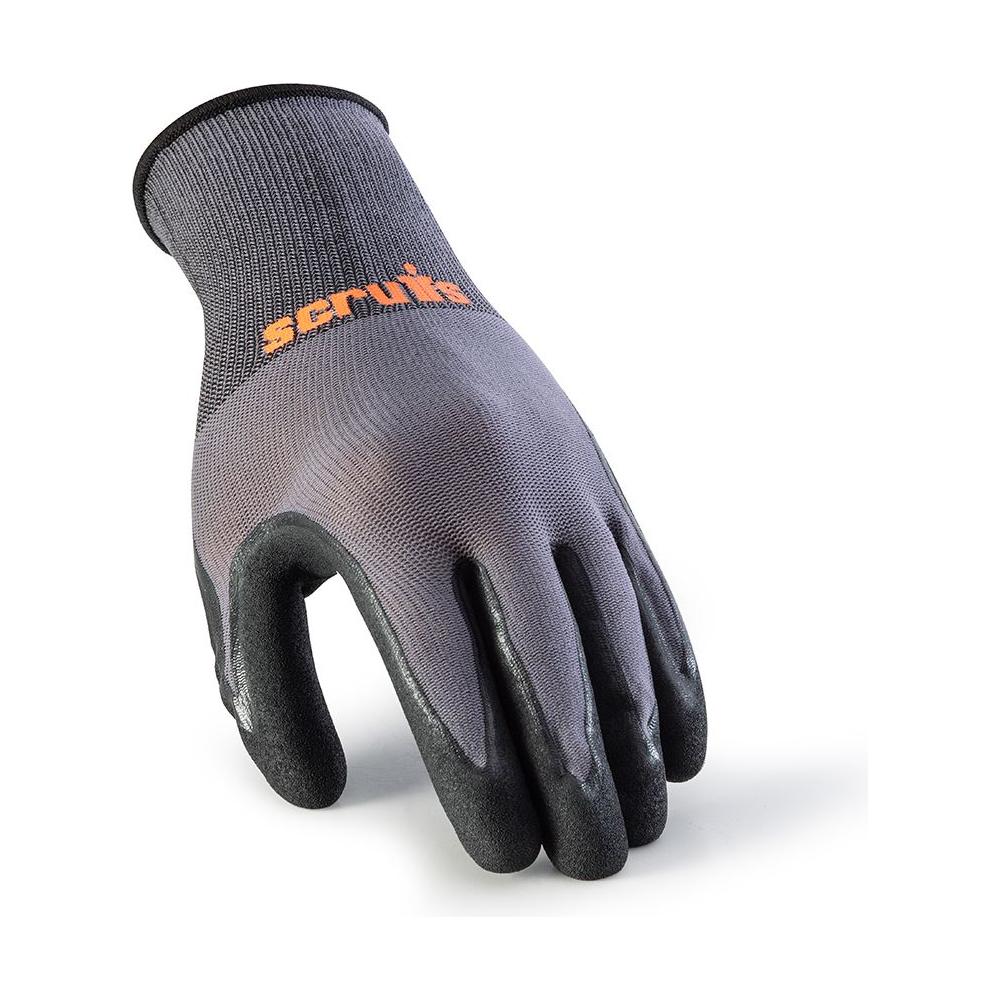 Scruffs Worker Gloves Grey 5pk L / 9 Scruffs  - Dynamic Drive