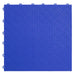 Sealey Polypropylene Floor Tile 400 x 400mm Blue Treadplate Pack of 9 FT3BL Sealey  - Dynamic Drive