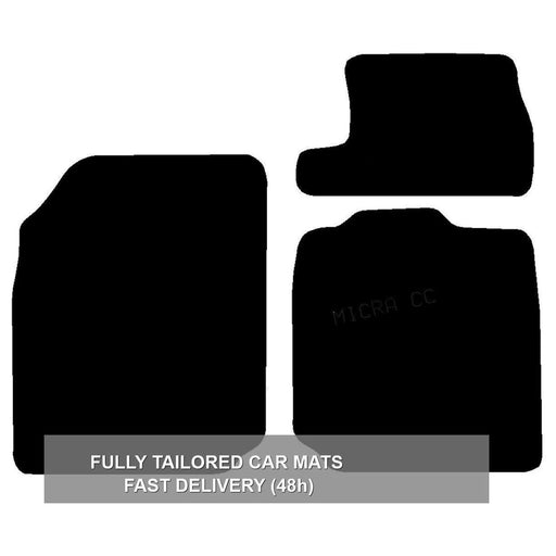 Tailored Rubber Mats Fits Nissan Micra Cc 05-09 + Clips 2005 2006 2007 2008 2009 UKB4C  - Dynamic Drive