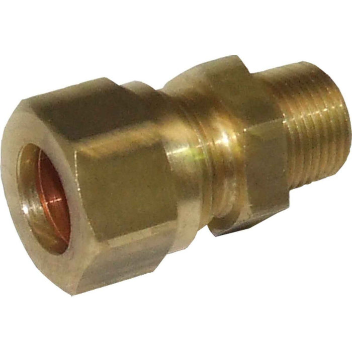 AG Brass Male Stud Coupling 15mm x 3/8" for Caravan/Motorhomes