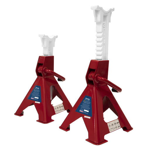 Sealey AXLe Stands (Pair) 3 Tonne Capacity per Stand Ratchet Type VS2003 Sealey  - Dynamic Drive