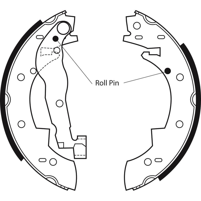 Apec Brake Shoe Rear Fits Alfa Romeo 33 Peugeot 405 Suzuki Sj413 Vitara Volvo 30