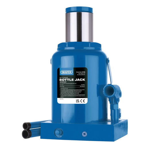 Draper Hydraulic Bottle Jack, 50 Tonne 13105 Draper  - Dynamic Drive