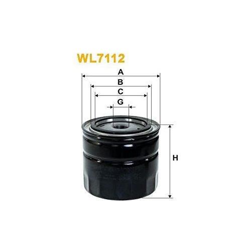 Genuine WIX Oil Filter Spin On fits VW Transporter - 1.8 - 73-75 WL7112 Wix Filters  - Dynamic Drive