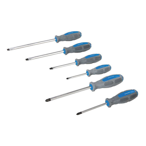 Silverline Hammer-Through Screwdriver Set 6pce 6pce Silverline  - Dynamic Drive