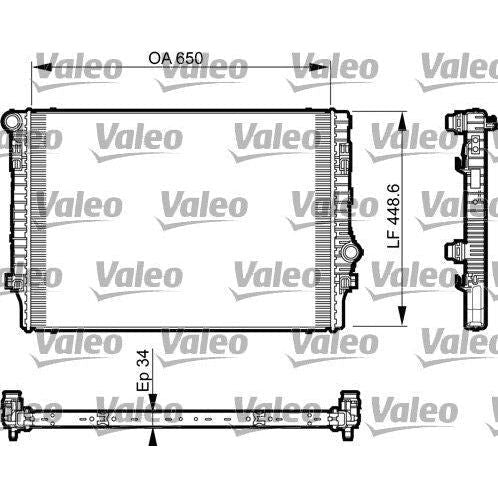 Genuine Valeo fits Radiator Volkswagen Golf Vii 2.0 Tfsi Valeo  - Dynamic Drive