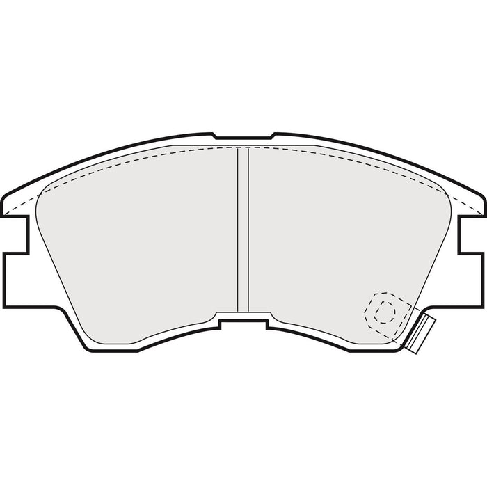 Apec Brake Pads Front Fits Mitsubishi Delica L300 Pajero Shogun