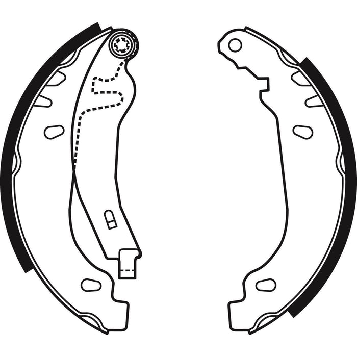 Apec Brake Shoe Rear Fits Citroen Xsara Zx Peugeot 306