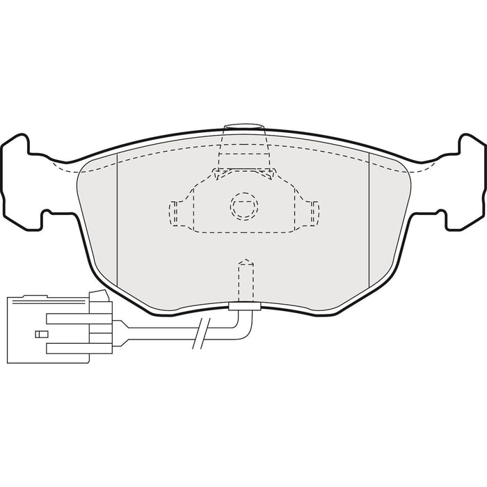 Apec Brake Pads Front Fits Ac Ace Cobra Ford Mondeo Scorpio