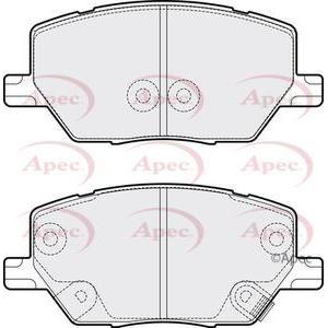 Apec Brake Pads Front Fits Fiat Jeep