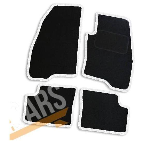 Fully Tailored White Trim Carpet Mats for Fiat Grande Punto 06 ON Set of 4 UKB4C  - Dynamic Drive