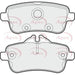 Apec Brake Pads Rear Fits Mercedes A Class Cla Gl Gla Gle Gls M Slc Slk Apec  - Dynamic Drive