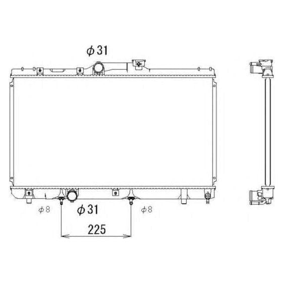 NRF Radiator 517588