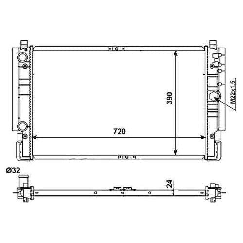 NRF Radiator 509515