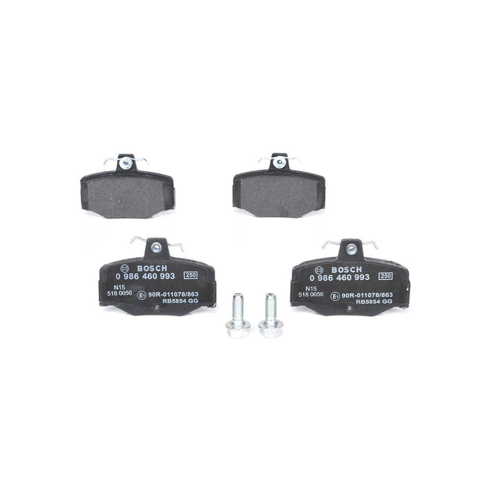 Genuine Bosch Brake Pad Set Bp560 fits Nissan Almera - 1.5 - 02-06 0986460993