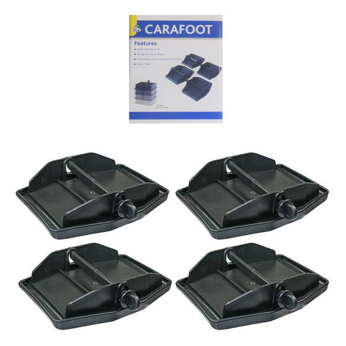 Caravan Motorhome CARAFOOT Jack Pad Corner Steady / Leg Feet Pads Set Of 4 PO300 PLS  - Dynamic Drive