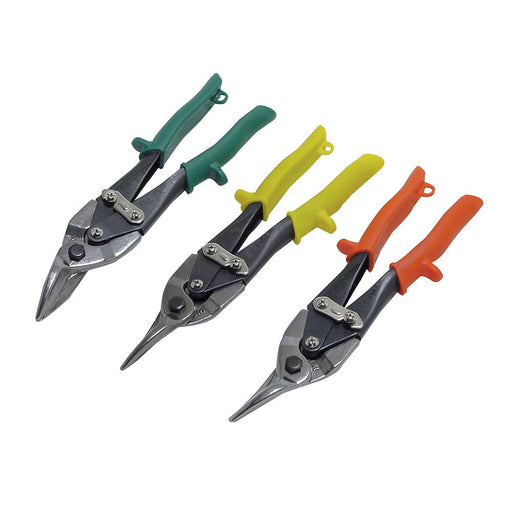 Silverline Aviation Tin Snips Set 3pce 240mm Silverline  - Dynamic Drive