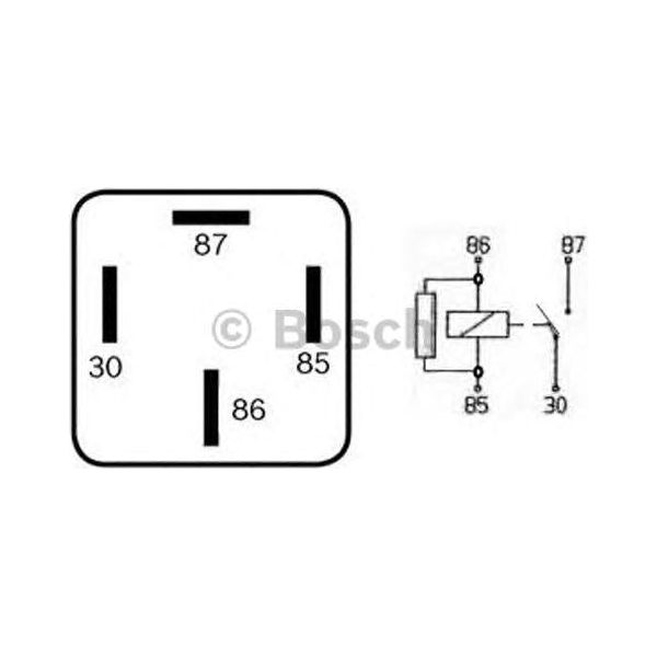 Genuine Bosch Relay fits BMW 6 635i CSi - 3.4 - 87-89 0332019456