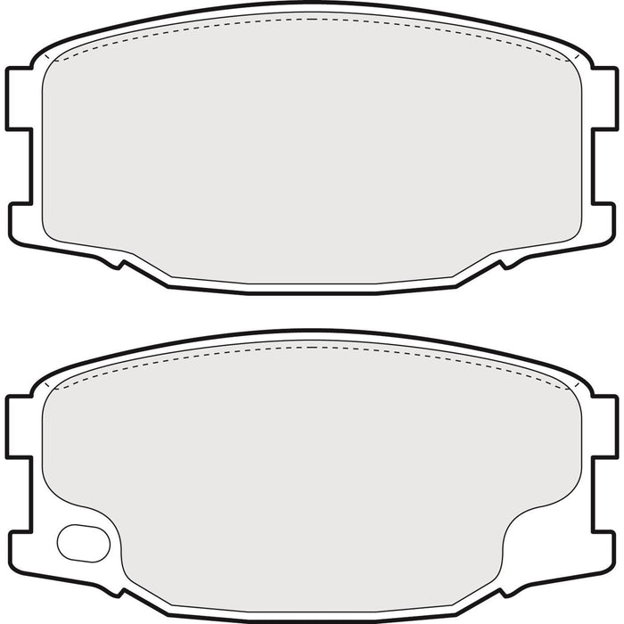 Apec Brake Pads Front Fits Mitsubishi Canter