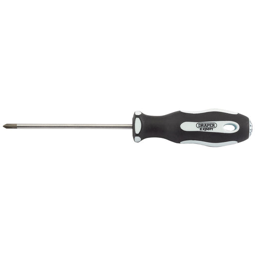 Draper Cross Slot Soft Grip Screwdriver, No.0 x 75mm 34982 Draper  - Dynamic Drive