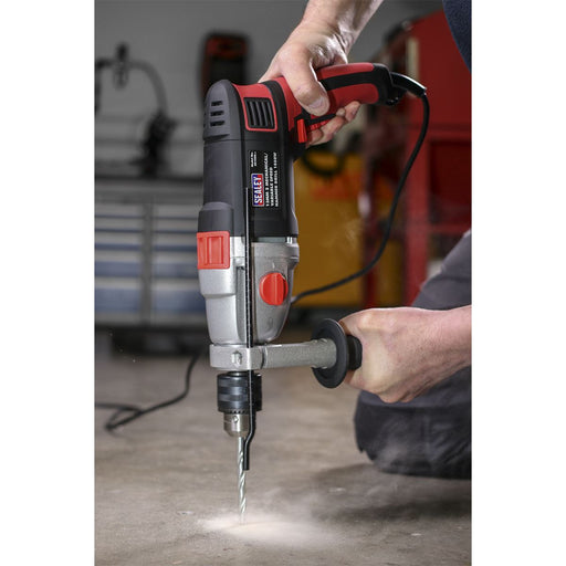 Sealey Hammer Drill13mm 2 Mechanical/Variable Speed 1050W/230V SD1000 Sealey  - Dynamic Drive