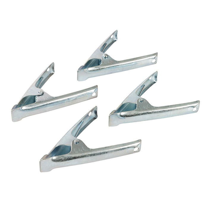 Silverline Stall Clips 4pk 50mm Jaw Silverline  - Dynamic Drive