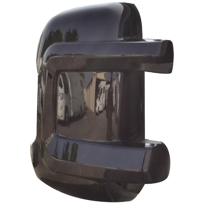 Protect-It Pair Short Arm Mirror Cover Fits Fiat Ducato Black Van Conversion HTD  - Dynamic Drive