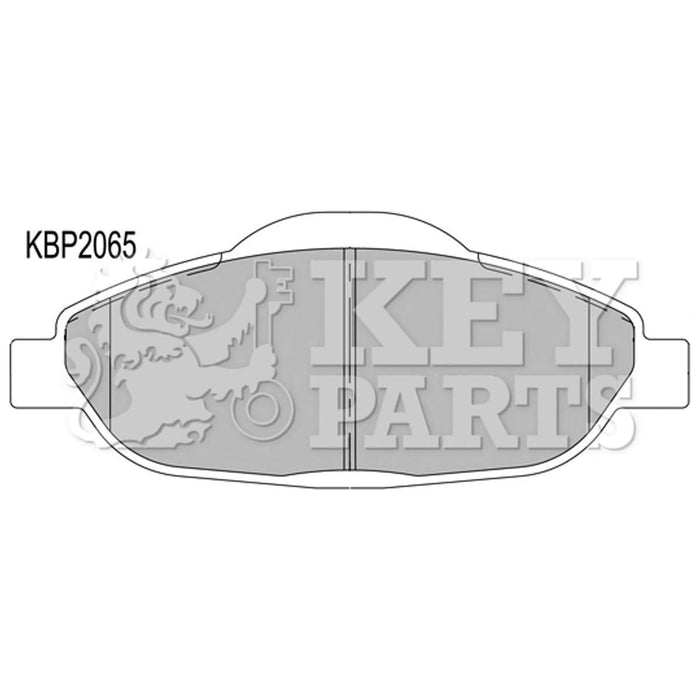 Genuine Key Parts KBP2065 Front Brake Pads (Bosch)