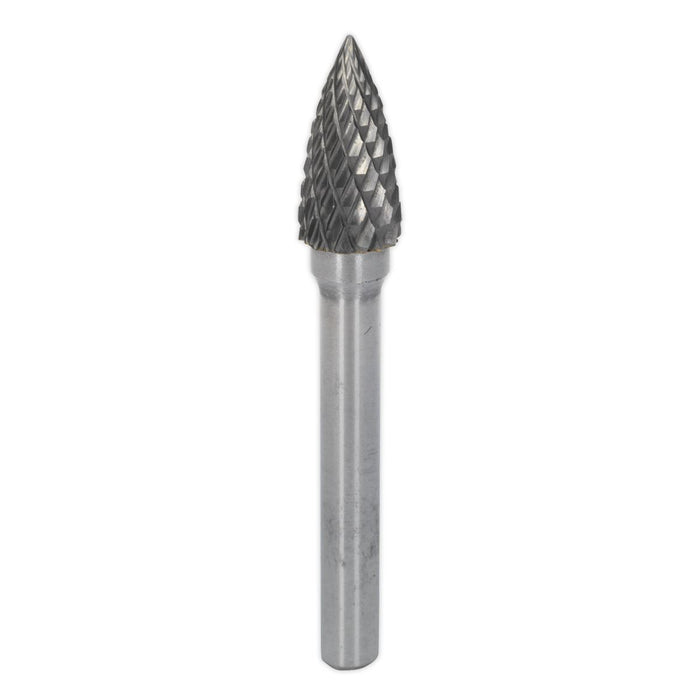 Sealey Tungsten Carbide Rotary Burr Arc Pointed Nose 10mm SDB03 Sealey  - Dynamic Drive