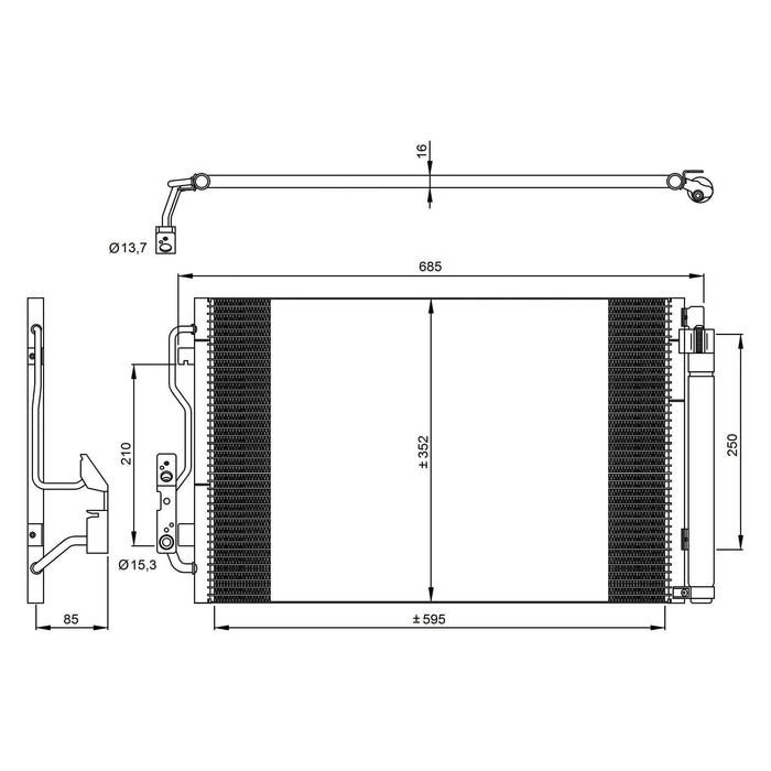 NRF Condenser 35970