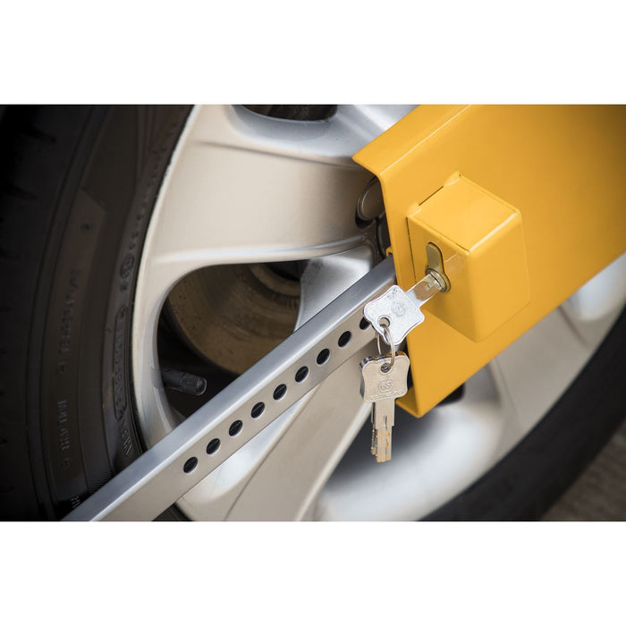 Sealey Wheel Clamp with Lock & Key PB397 Sealey  - Dynamic Drive