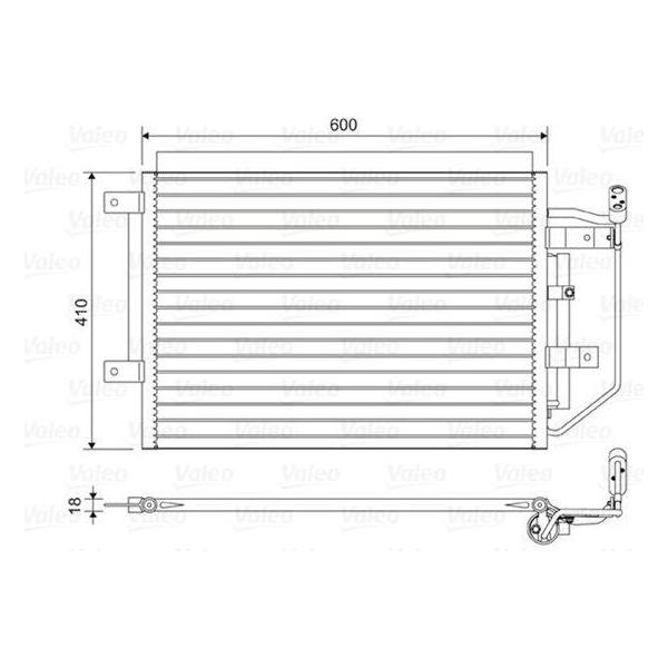 Genuine Valeo fits Condensers Mitsubishi Colt Valeo  - Dynamic Drive