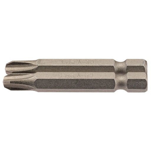 Draper Cross Slot Insert Bit, 1/4" Hex, 50mm Long, No.3 (Pack of 2) 64241 Draper  - Dynamic Drive