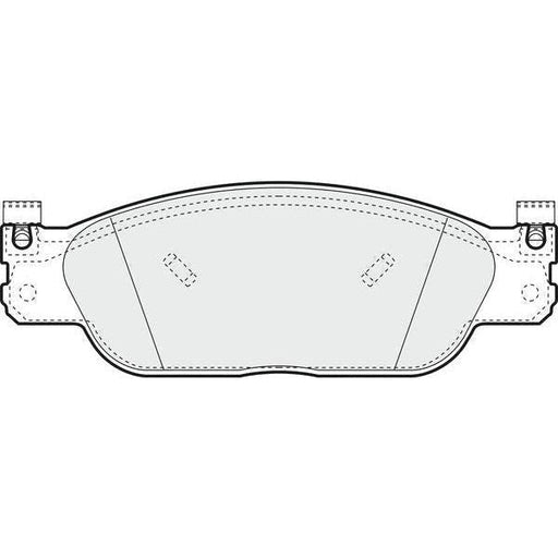 Apec Blue Brake Pads (Front) (R90) PD4261 Apec Blue  - Dynamic Drive