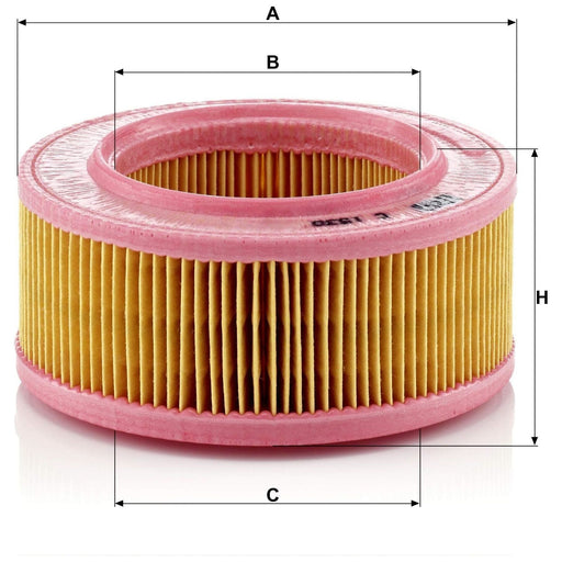 Genuine Mann Air Filter for Bedford Ford Rover Vauxhall C1530 Mann & Hummel  - Dynamic Drive