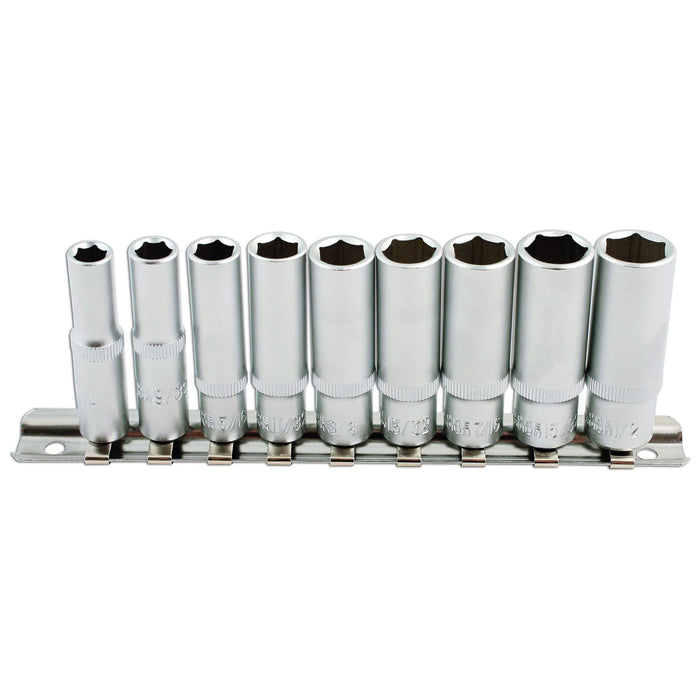 Laser AF Deep Socket Set 1/4"D 9pc 5692