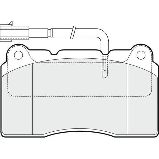 Apec Blue Brake Pads (Front) (R90) PD4266 Apec Blue  - Dynamic Drive