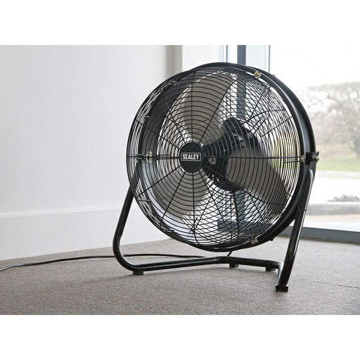 Sealey Industrial High Velocity Floor Fan with Internal Oscillation 18" HVF18IS Sealey  - Dynamic Drive