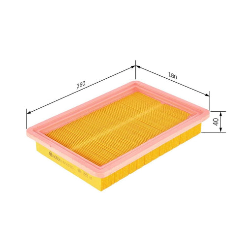 Genuine Bosch Car Air Filter S3073 fits Hyundai Coupe - 2.0 - 96-02 1457433073 Bosch  - Dynamic Drive