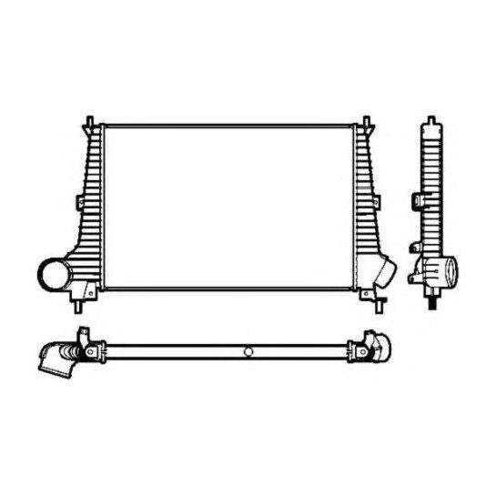 NRF Intercooler 30845 NRF  - Dynamic Drive