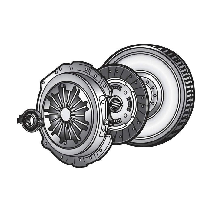 Valeo 4 Piece Conversion Clutch Kit 835003 Part fits VW Transporter 2.4D 2.5Tdi Valeo  - Dynamic Drive